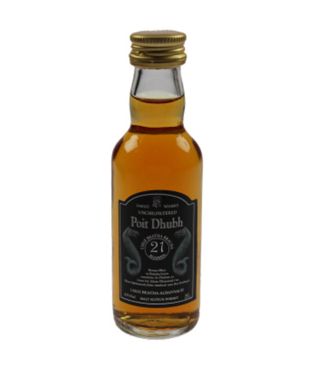 Poit Dhubh 21 Years Old Malt Whisky Miniatures 50ML 43,0% Alcohol