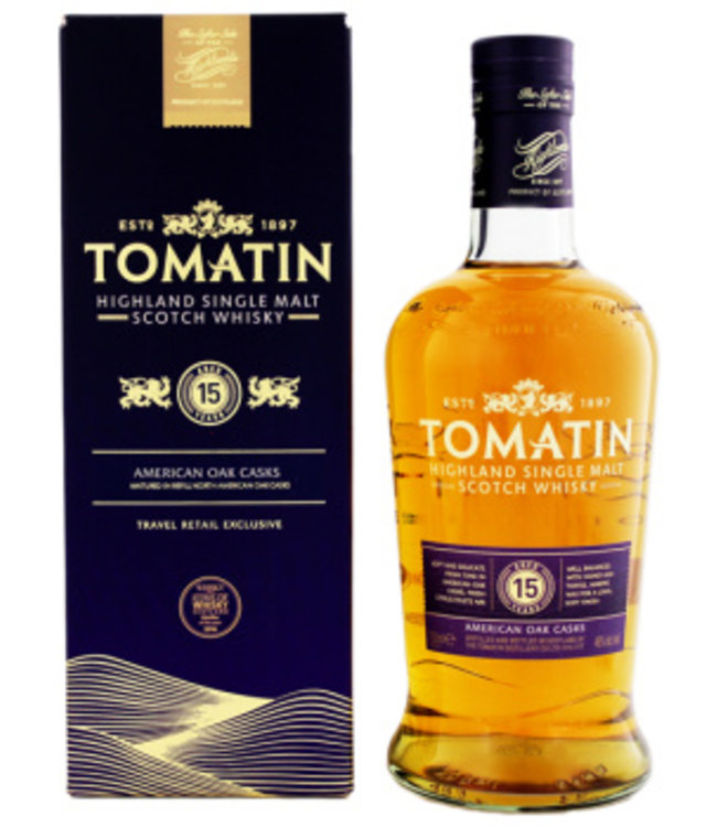 Tomatin 15 years old whisky