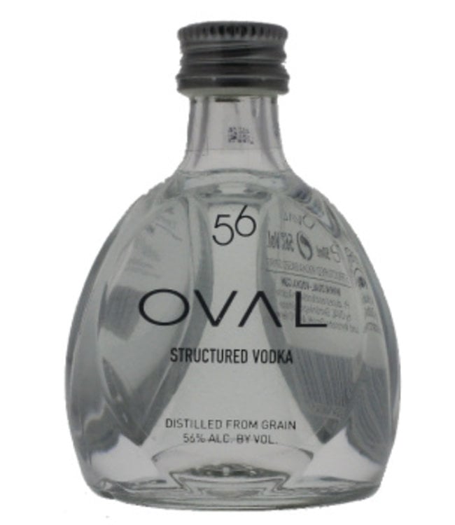 Oval Vodka 56 Structured Vodka Miniatures 50ML 56,0% Alcohol