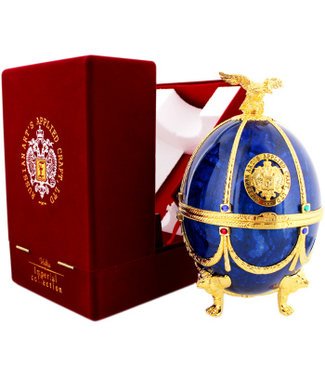Imperial Collection Vodka Faberge Ei 700ml Blau Gift box