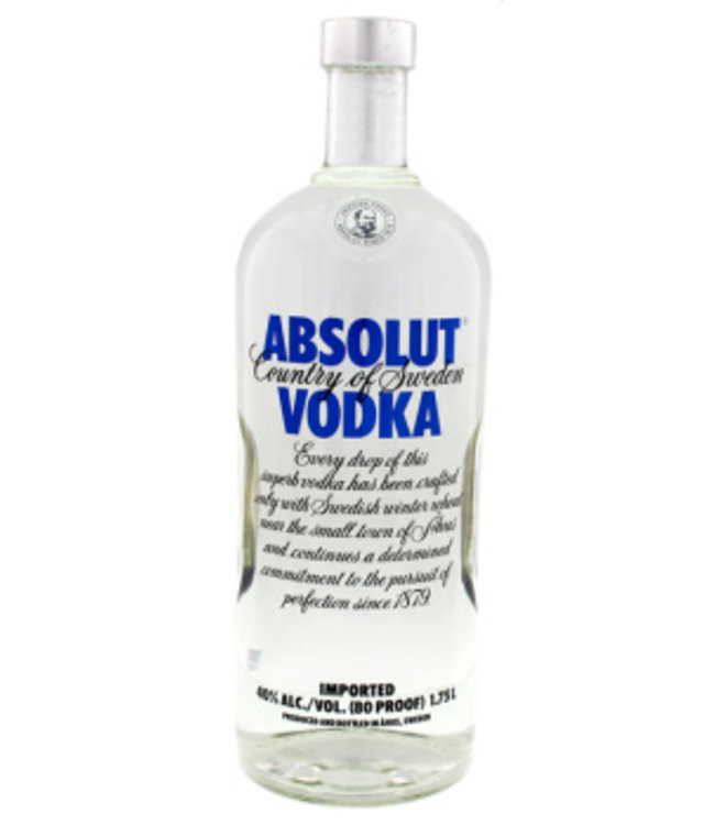 Absolut Absolut Vodka Blue 1,75L 40,0% Alcohol - Luxurious Drinks™