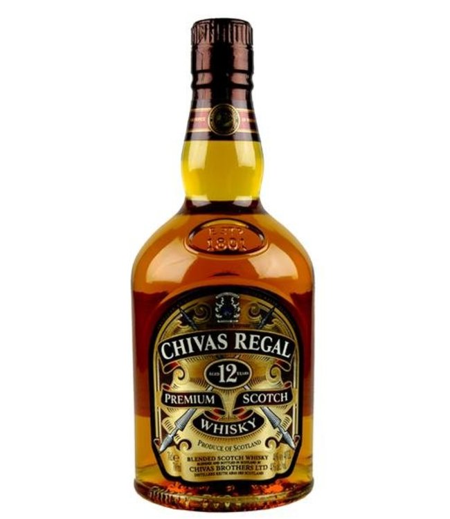 Chivas Regal Scotch 12 YO 1,0L (40% Vol.) - Chivas - Whisky