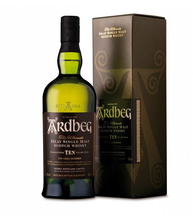 Ardbeg Distillery Ardbeg, 10 Year Single Malt Scotch Whisky, 750mL