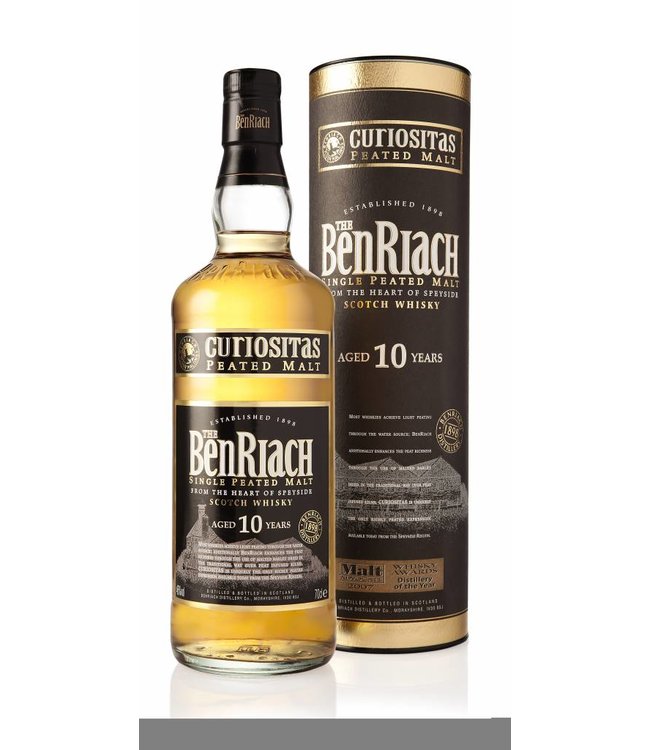 BenRiach Benriach Curiositas 10 Years Peated Style Gift Box