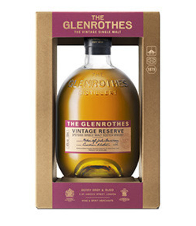Glenrothes Glenrothes Vintage Reserve Gift Box Luxurious Drinks B.V.