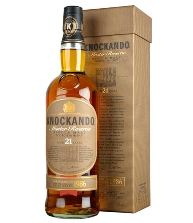 Knockando 21 Years Master Reserve Gift Box