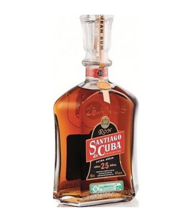 Santiago De Cuba 25 Years Extra Anejo