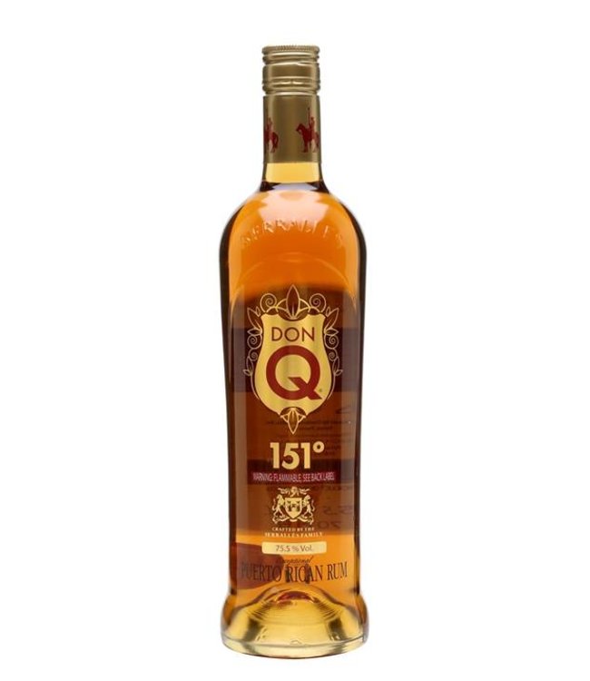 Don Q 151 Overproof Rum   Volume: 70 cl