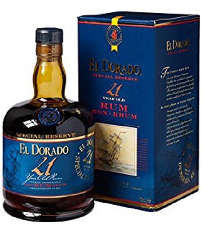 El Dorado 21 Years Gift Box   Volume: 70 cl