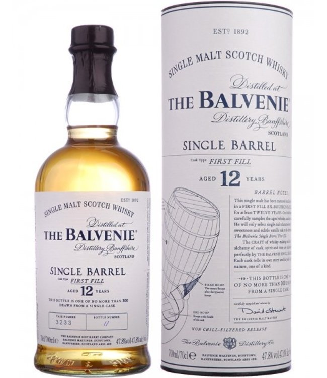Balvenie 12 Years Single Barrel First Fill Gift Box