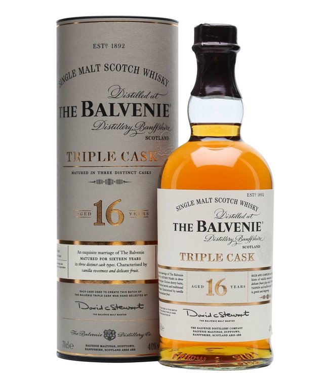 Balvenie 16 Years Triple Cask Gift Box