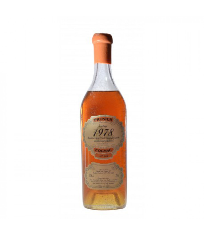 Prunier 1978 Prunier Cognac Borderies 52.8%