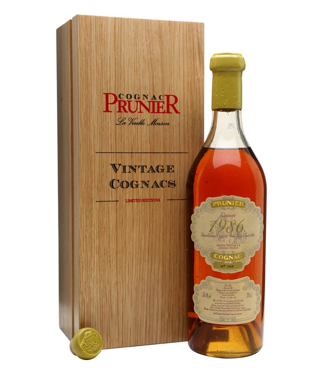 Prunier 1986 Prunier Cognac Fins Bois 58.4%