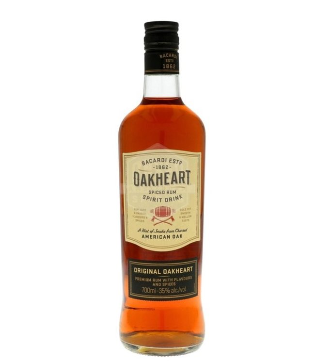 Бакарди 0.5. Bacardi Oakheart. Ром бакарди Оакхарт ориджинал.