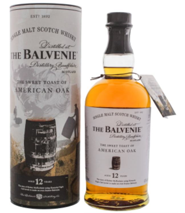 Balvenie 12YO The Sweet Toast of American Oak Single Malt Scotch Whisky 0,7L -GB-