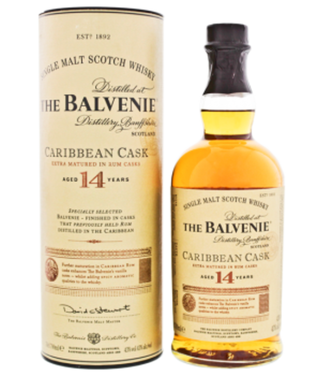 Balvenie Balvenie Caribbean Cask 14YO Malt Whisky 0,7L -GB-