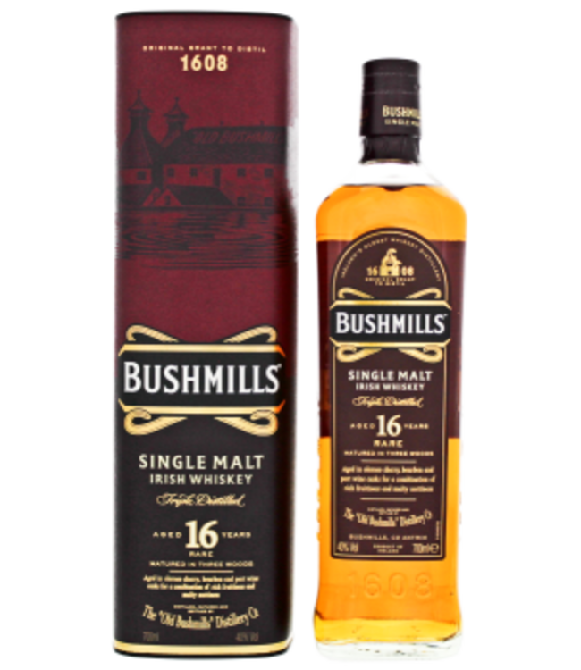 Bushmills 16YO Malt Whiskey 0,7L -GB-