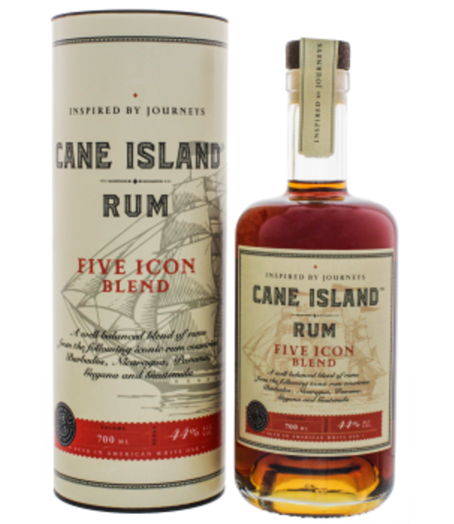 Cane Cane Island Five Icon Blend Rum 0,7L -GB-