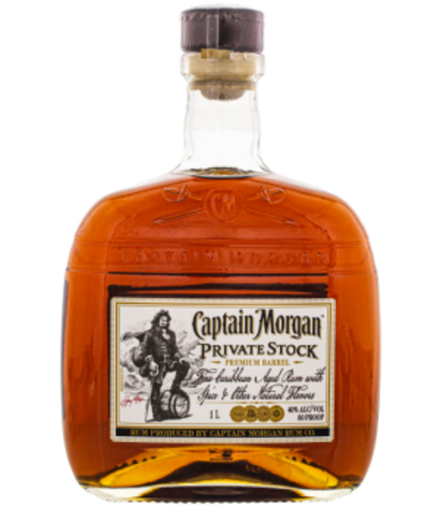 Captain Morgan Private Stock rum 1,75 liter 40%