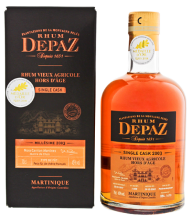 Depaz Single Cask 2003 0,7L -GB-