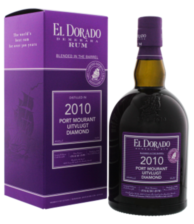 El Dorado El Dorado Rum Blended in the Barrel 2010/2019 Port Mourant Uitvlugt Diamond Limited Ed. 0,7L -GB-