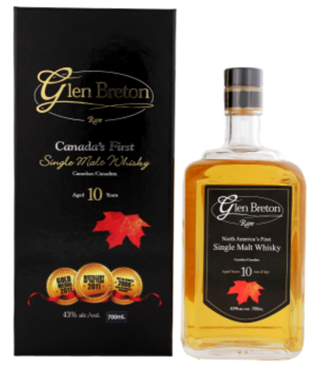 Glen Breton 10YO Rare Malt Whisky 0,7L -GB-