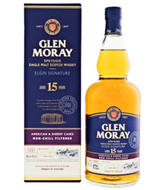 Glen Moray Glen Moray 15YO Elgin Signature Single Malt Scotch Whisky 1,0L -GB-