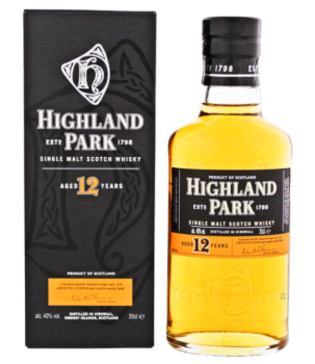 Highland Park 12YO Single Malt Scotch Whisky 0,35L -GB-