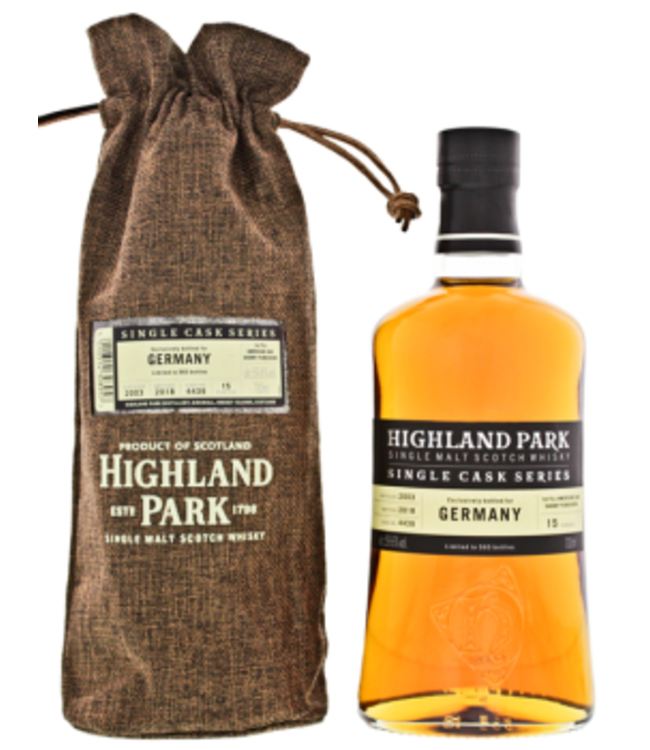 Highland Park Highland Park Single Cask Series Cask No 4439 2003/2018 Single Malt Scotch Whisky 0,7L -GB-