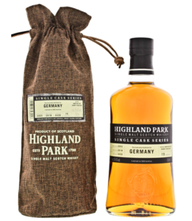 Highland Park Single Cask Series Cask No 4439 2003/2018 Single Malt Scotch Whisky 0,7L -GB-