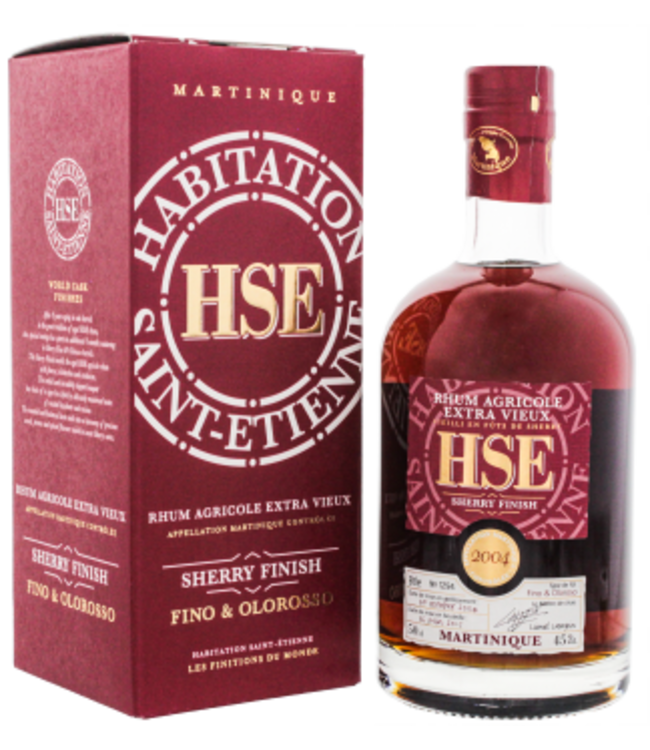 HSE Rhum Agricole Extra Vieux Sherry Finish Fino & Oloros 2004/2015 0,5L -GB-