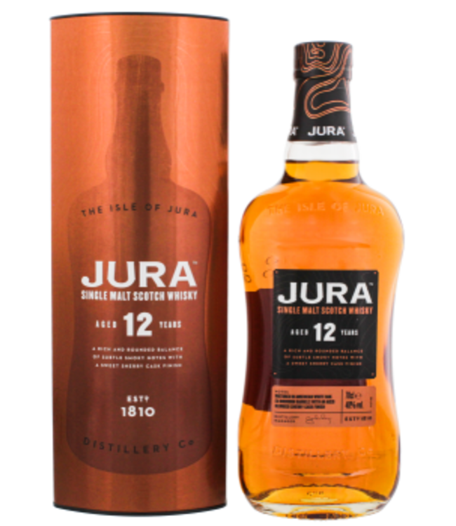 Isle of Jura 12YO Single Malt Scotch Whisky 0,7L -GB-