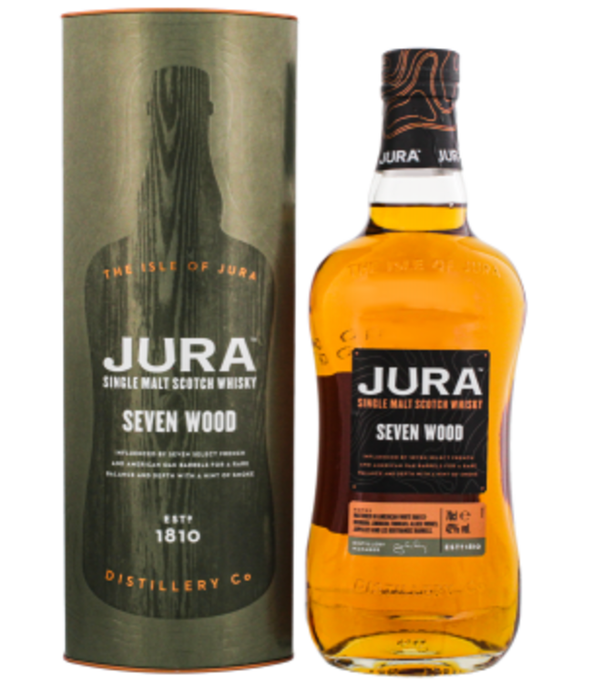 Isle of Jura Seven Wood Single Malt Scotch Whisky 0,7L -GB-