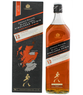 Johnnie Walker Johnnie Walker Black Label 12YO Highlands Origin Limited Ed. Blended Malt Scotch Whisky 1,0L -GB-