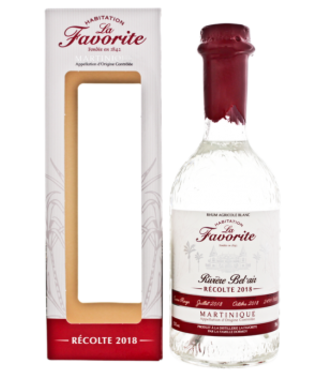 La Favorite La Favorite Rhum Agricole Blanc Riviere Bel Air 2018 0,7L -GB-