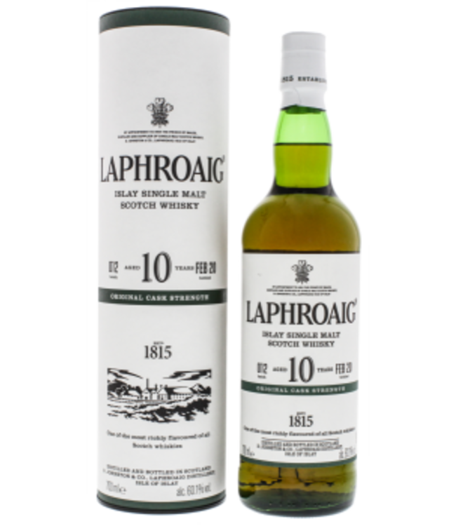 Laphroaig 10YO Cask Strength Islay Single Malt Scotch Whisky 0,7L -GB-