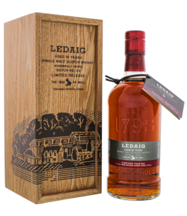 Ledaig 18YO Batch No. 3 Limited Release Single Malt Scotch Whisky 0,75L -Wood GB-