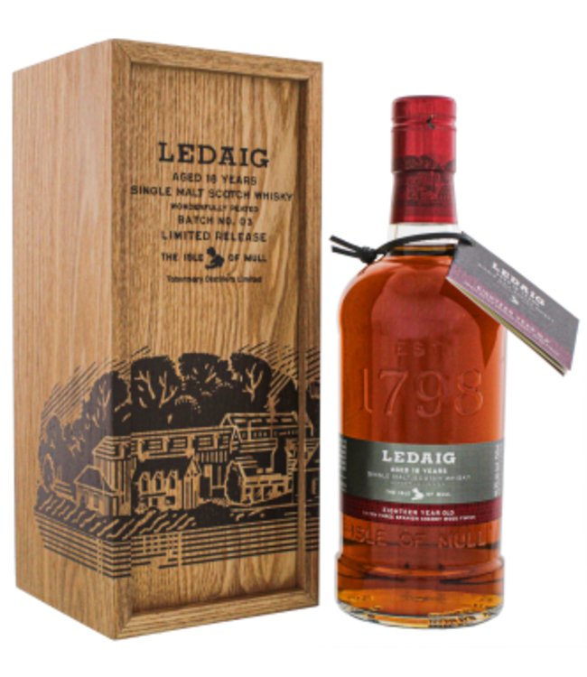 Ledaig Ledaig 18YO Batch No. 3 Limited Release Single Malt Scotch Whisky 0,75L -Wood GB-