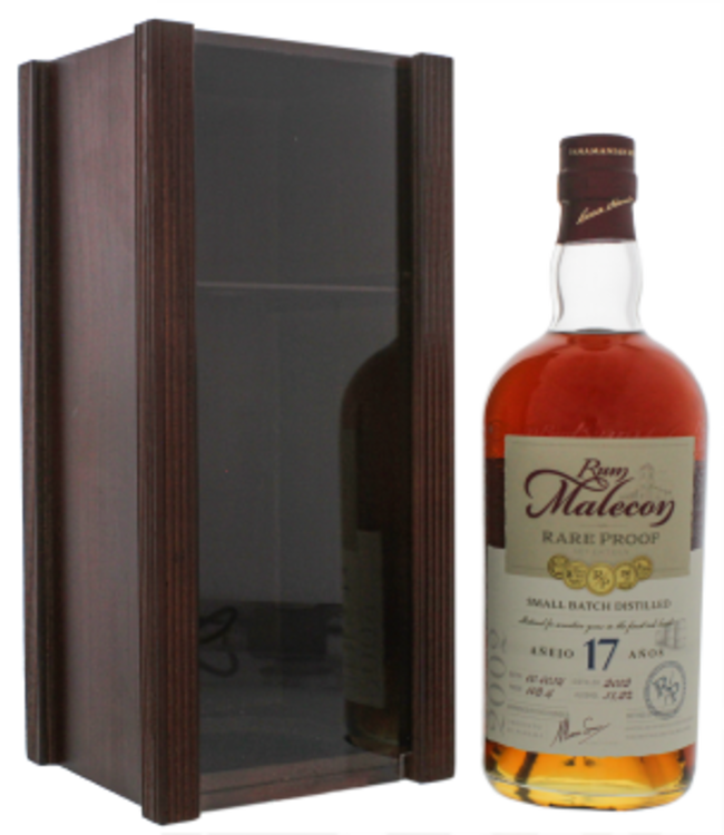 Malecon Rare Proof 17YO Rum 0,7L Wooden Box
