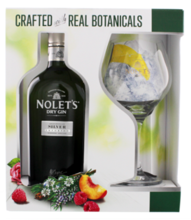 Nolets Dry Gin Silver 0,7L + Glas -GB-