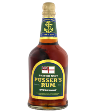 Pussers British Navy Rum Green Label Overproof 0,7L