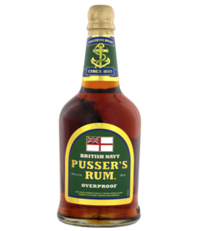 Pussers British Navy Rum Green Label Overproof 0,7L