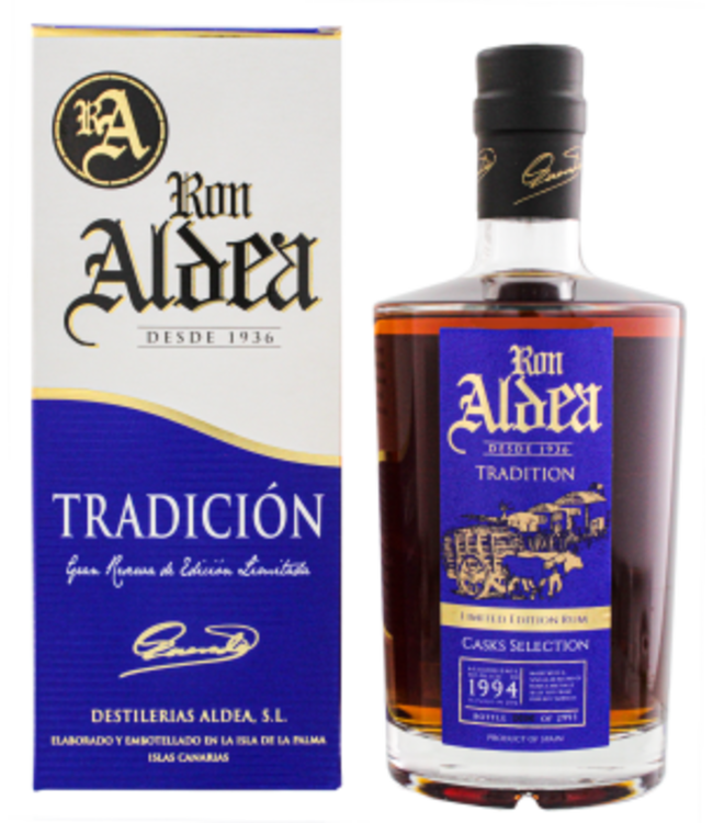 Ron Aldea Tradicion Gran Reserva Casks Selection 1994/2016 Limited Edition Rum 0,7L -GB-