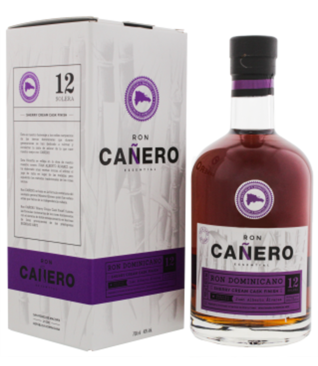 Canero Ron Canero Essential 12YO Sherry Cream Cask Finish 0,7L -GB-