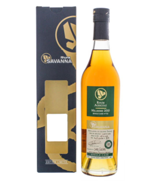 Savanna Rhum Vieux Agricole Single Cask 8YO 2010/2019 Limited Edition 0,5L -GB- Cognac Wood