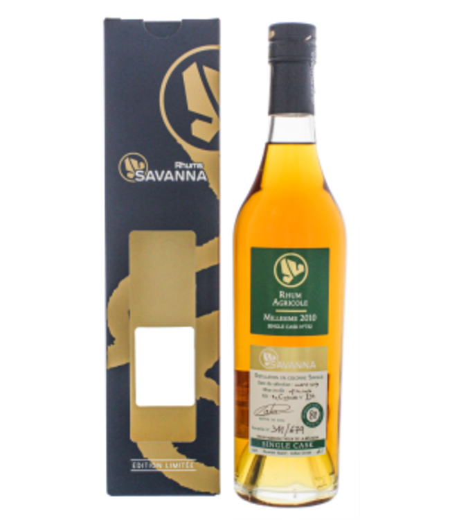 Savanna Savanna Rhum Vieux Agricole Single Cask 8YO 2010/2019 Limited Edition 0,5L -GB- Cognac Wood