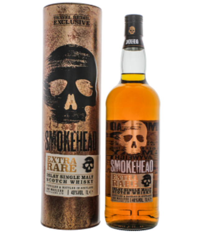 Smokehead Extra Rare Gold Design Islay Single Malt Scotch Whisky 1,0L -GB-