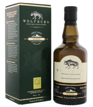 Wolfburn Morven Lightly Peated Single Malt Scotch Whisky Non Chill Filtered 0,7L -GB-