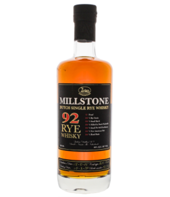 Zuidam Millstone 92 Single Rye Whisky 2015/2020 0,7L