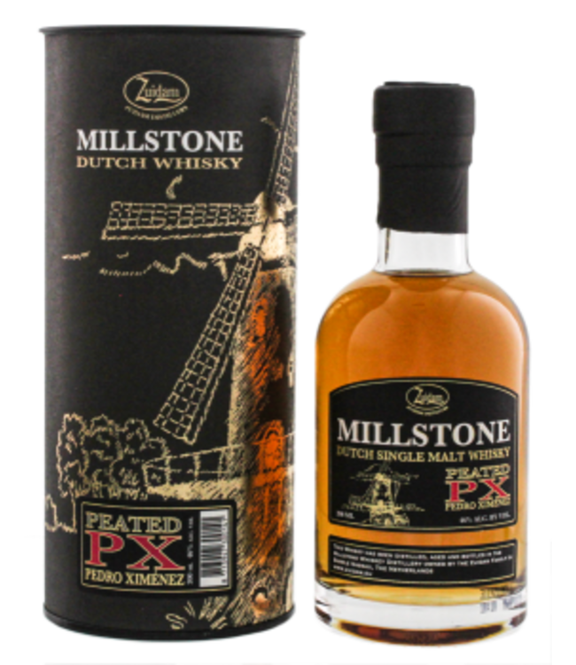 Zuidam Millstone Single Malt Whisky Peated PX 0,2L -GB-